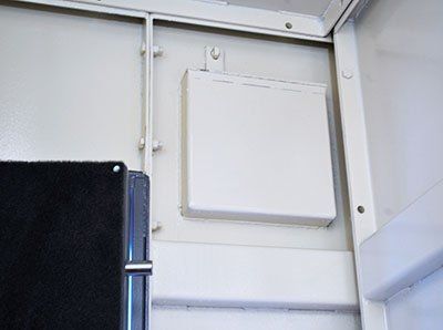 Modular vault safe rooms with electrical supply and interior lighting system