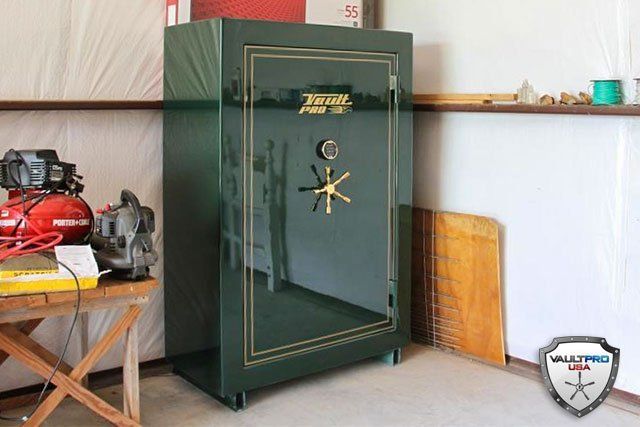 Safe Delivered and in place by Vault Pro USA