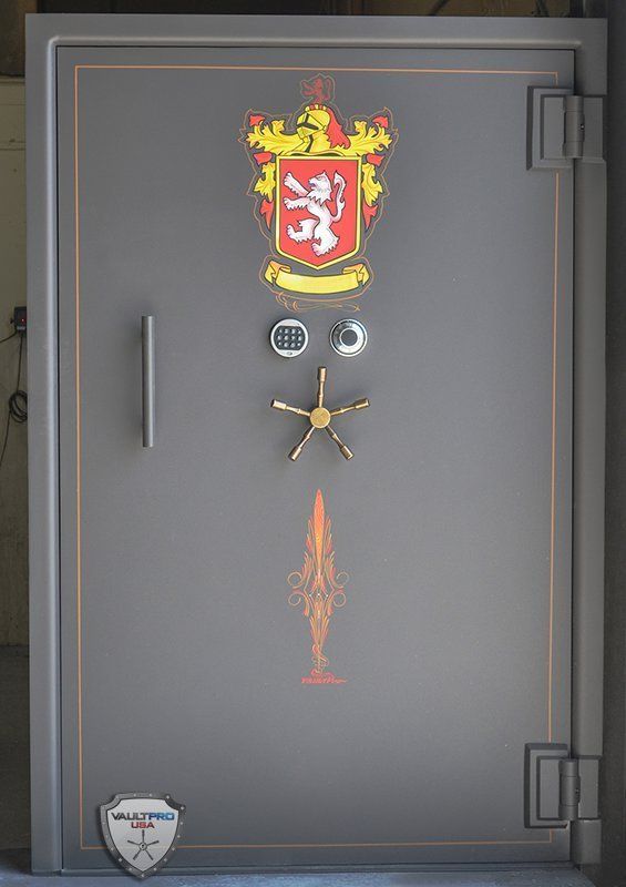 Custom vault door art design