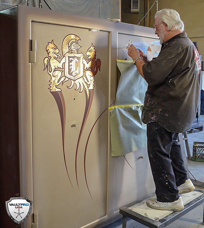Custom Design Vault Door and Safe Art by Tom Kelly