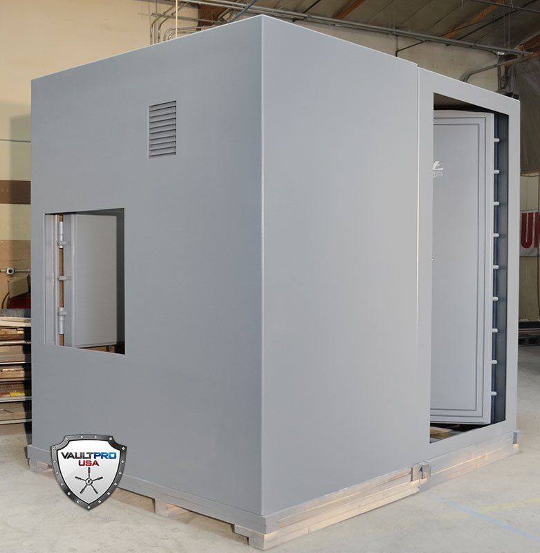 Emergency Escape Hatch Pro in open position for quick exit from Shelter