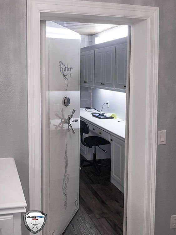Walk-In Vault Room Provides Security and Peace of Mind.