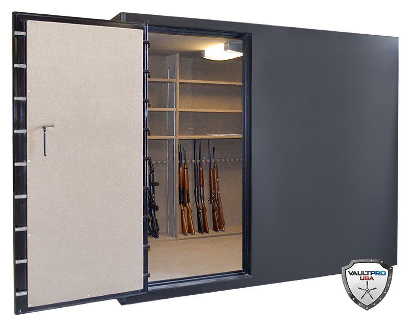 Very large safe interiors and walk in vault rooms