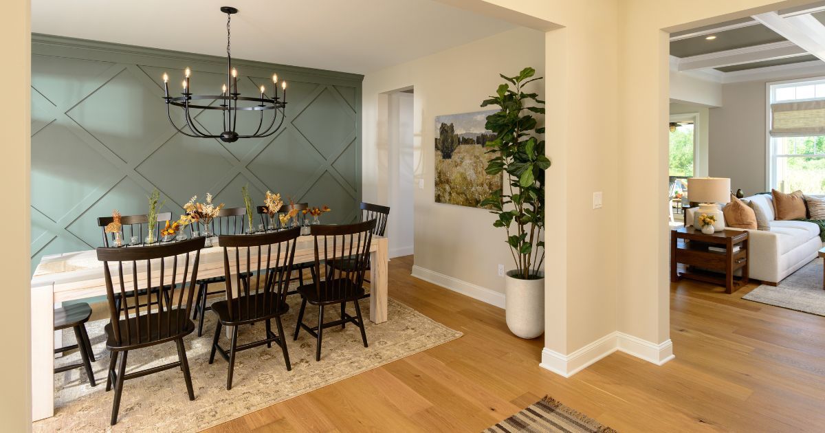 18 Dahlia_Award-winning Lincoln Ranch -Dining Room with Accent Wall