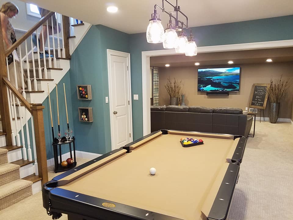 City Square - Full Basement with Theater and Game Room