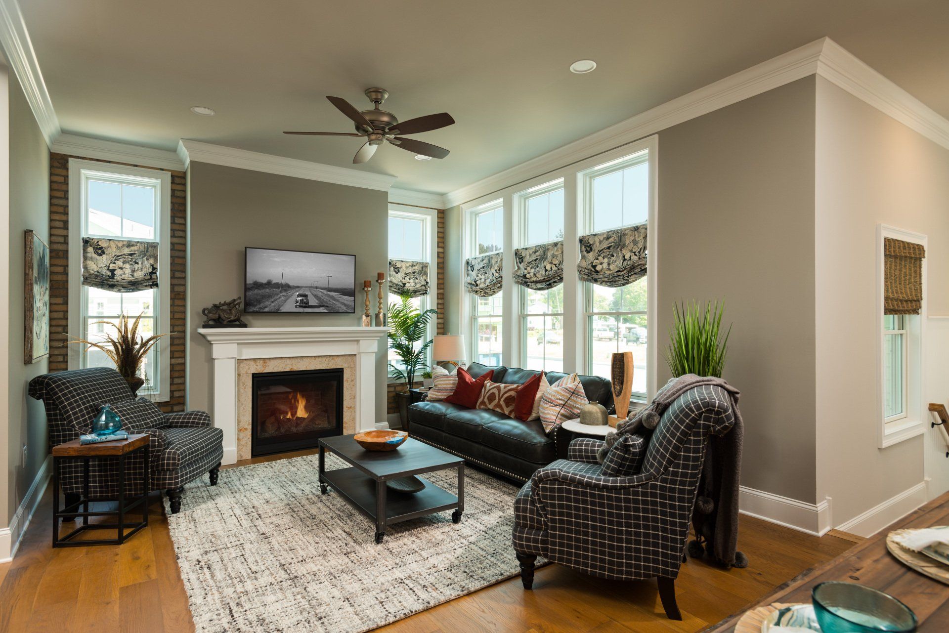 Great room, open to kitchen and dining