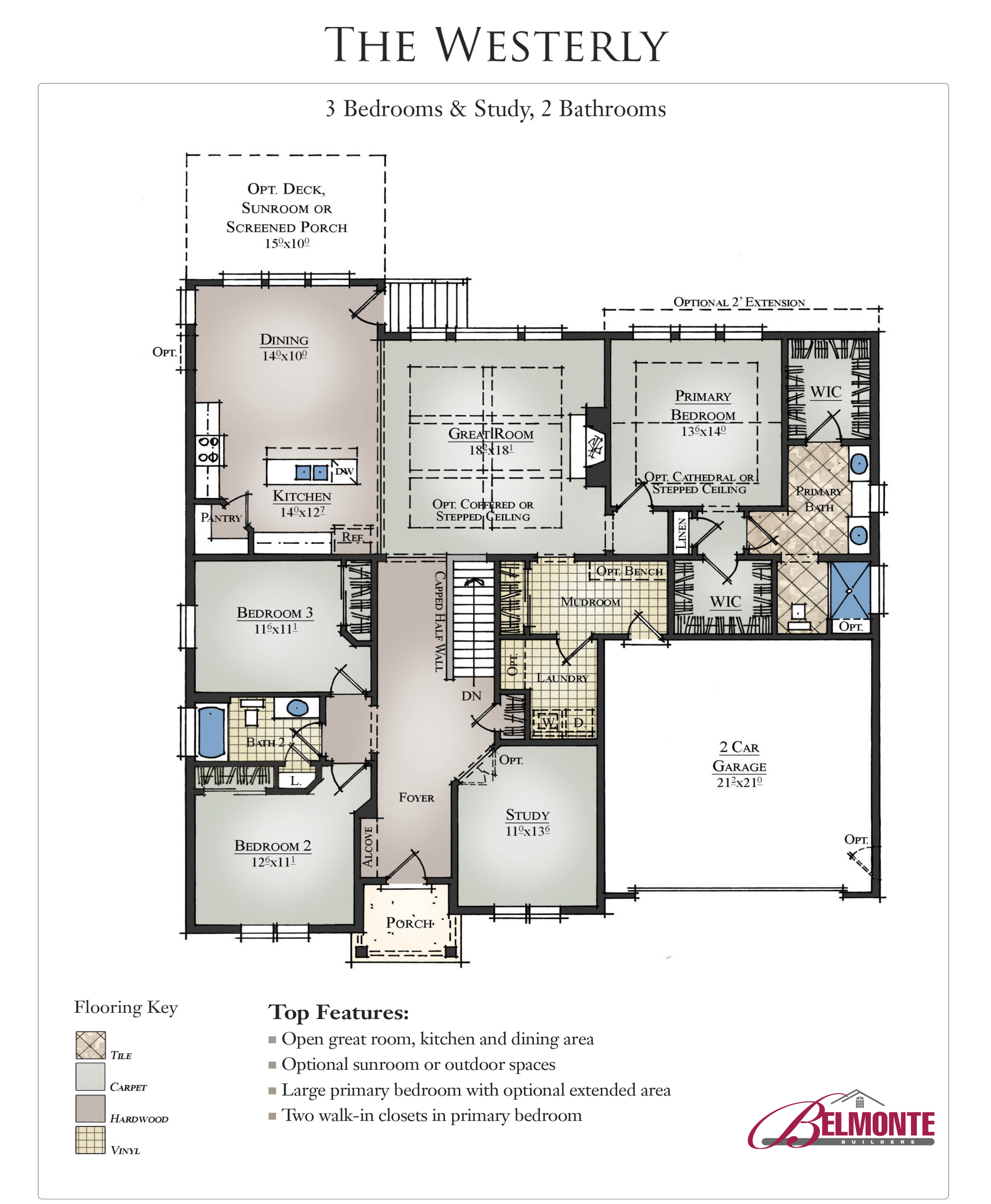 The Westerly -  2023 BIB Best New construction floor plan l