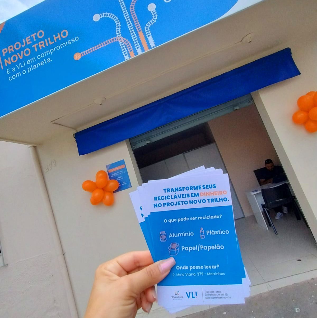 interior espaço novo trilho wastebank imperatriz ma