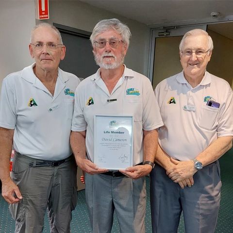 Bowls Central Coast Life Membership Awarded to David