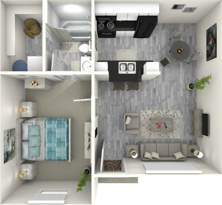 Fringe Midtown Floor plan