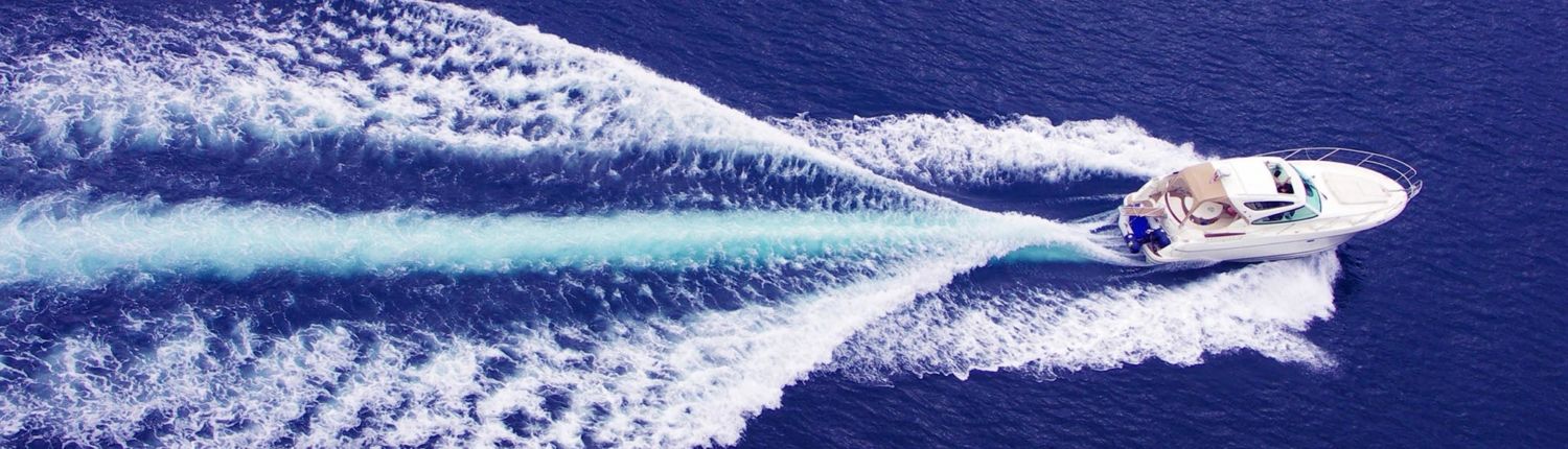 white boat in open water