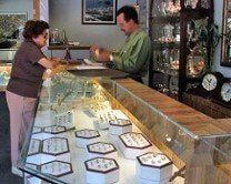 Customer on a Jewelry Store — Custom Jewelry in Cambridge, MA