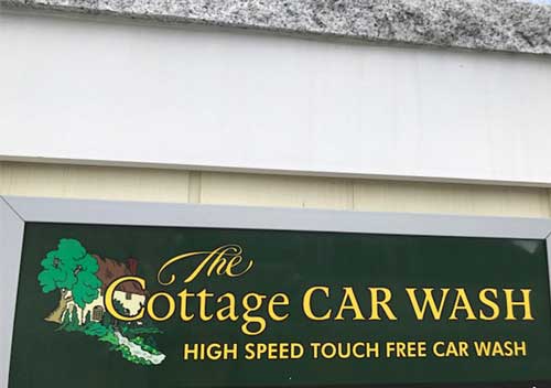 Company sign - Car Wash in Norfolk, MA