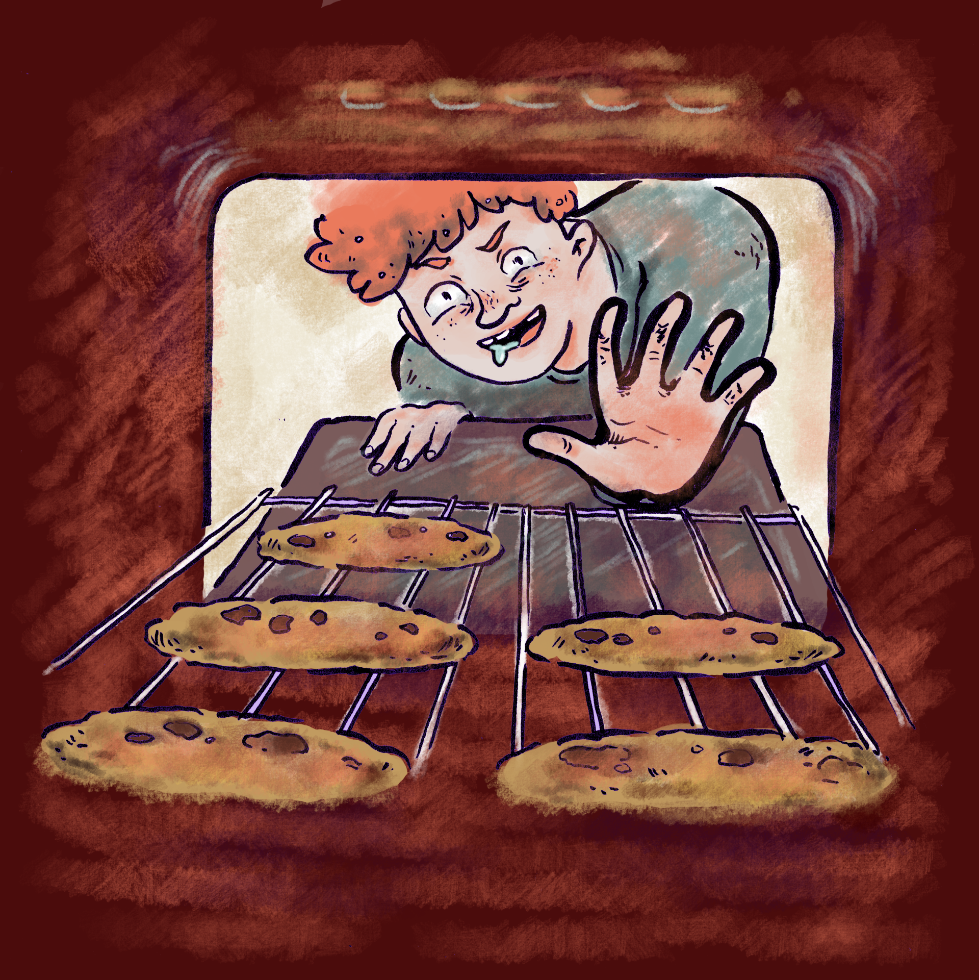 Mariella Fahr Illustration drawwithphi Kekse backen • baking cookies