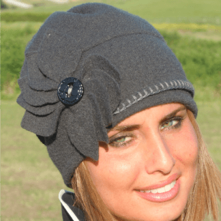Cappelli donna in crepe lana