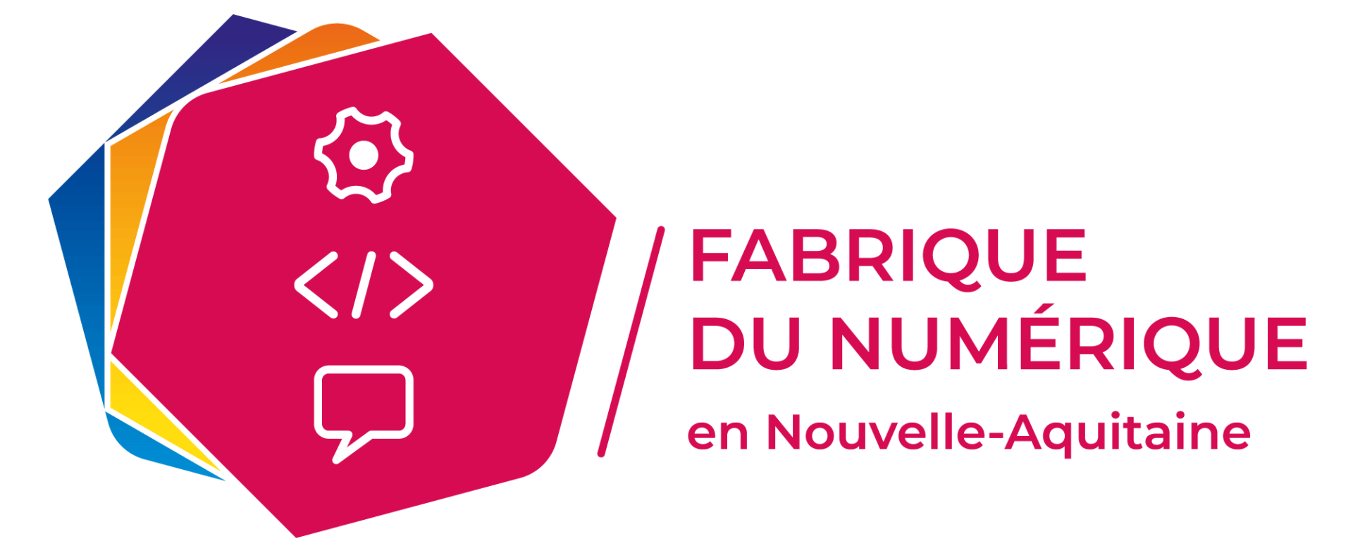 Logo Fabrique du Numérique en Nouvelle-Aquitaine, formations au digital à Poitiers, Niort, Angoulême