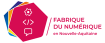 Logo Fabrique du Numérique en Nouvelle-Aquitaine, formations au digital à Poitiers, Niort, Angoulême