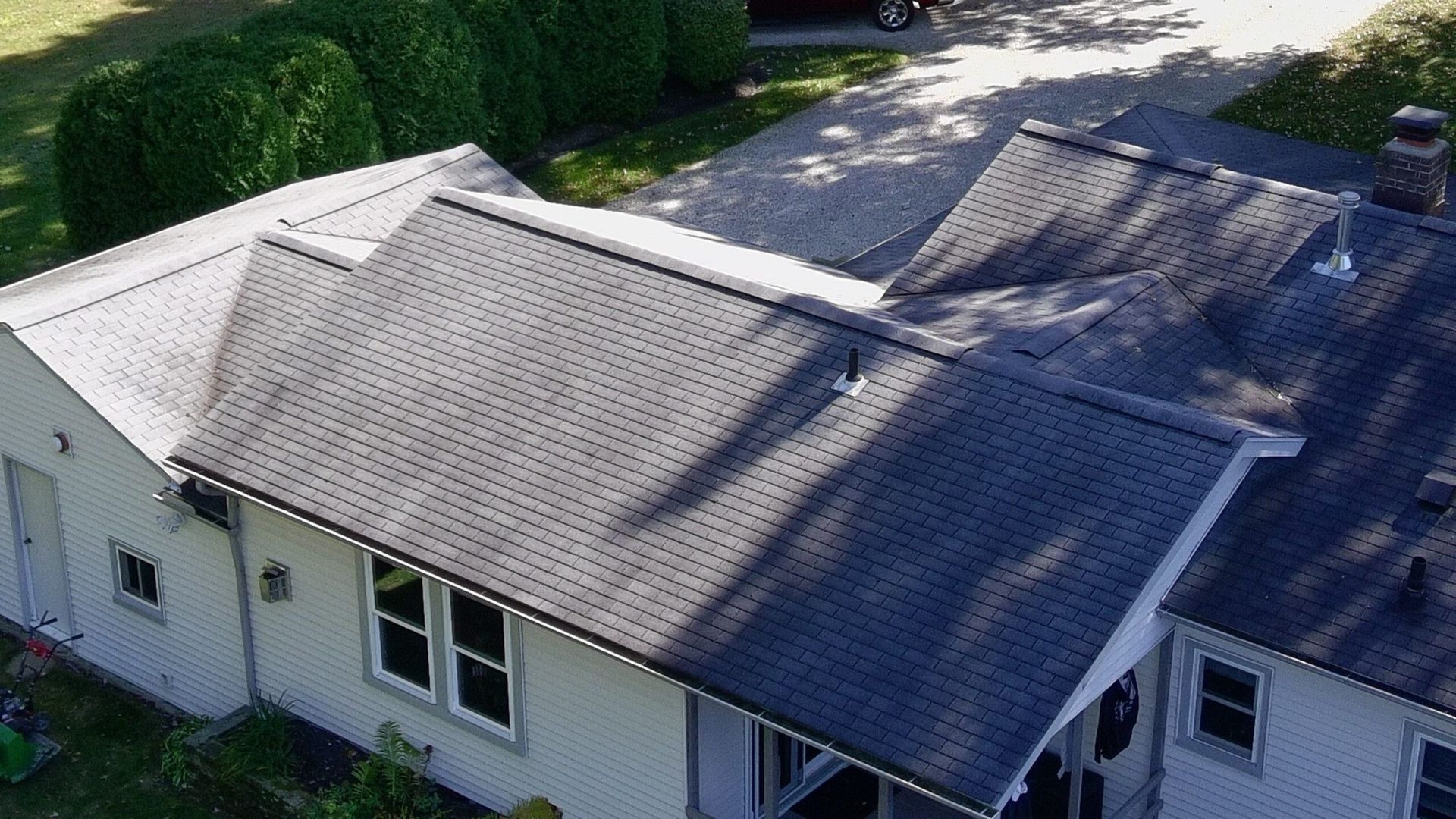 completed roof replacement in Lakewood OH home