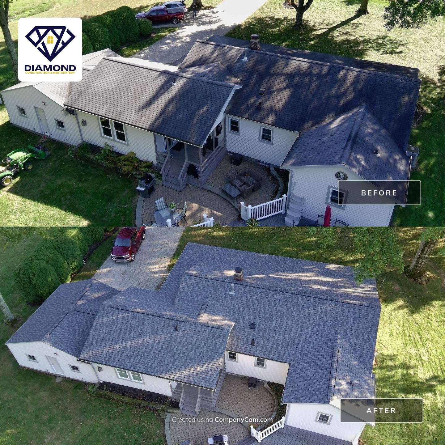 Professional roofing team completing roof replacement Wadsworth, OH