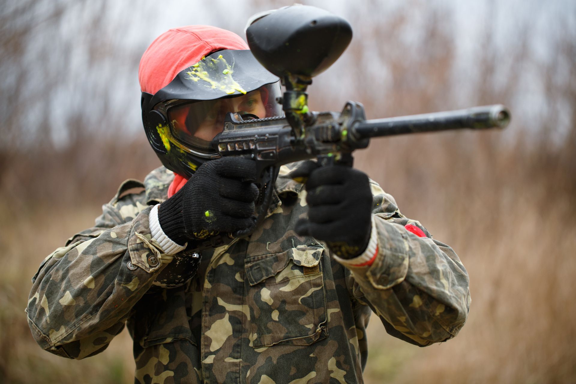 paintballing