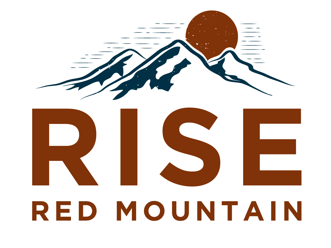 RISE Red Mountain logo.