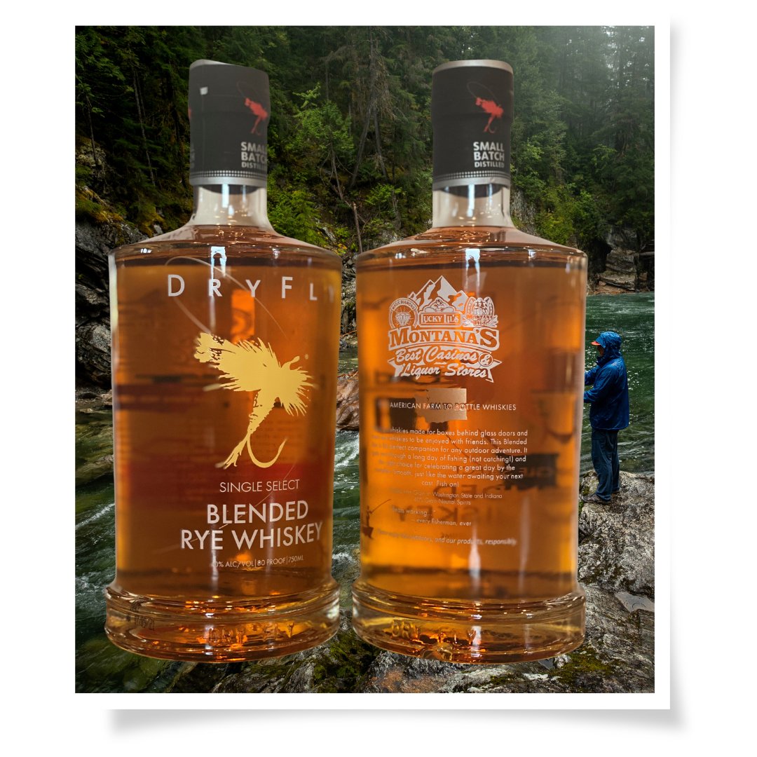 Dry Fly Rye Whiskey Single Barrel Bottles