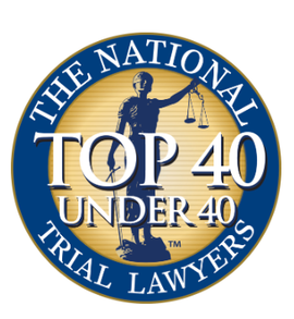 The national top 40 under 40 trial lawyers logo