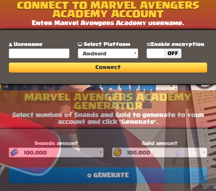 Marvel Avengers Academy Hack