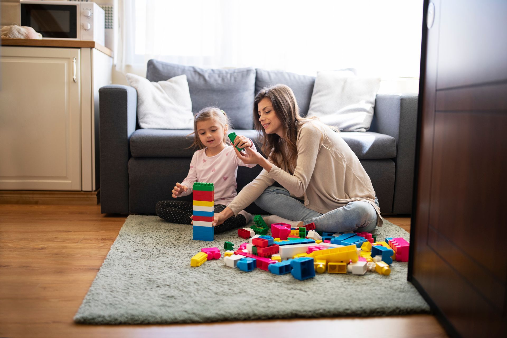 Gray Interior of Home | Midland Park, NJ | V&S Floor Covering