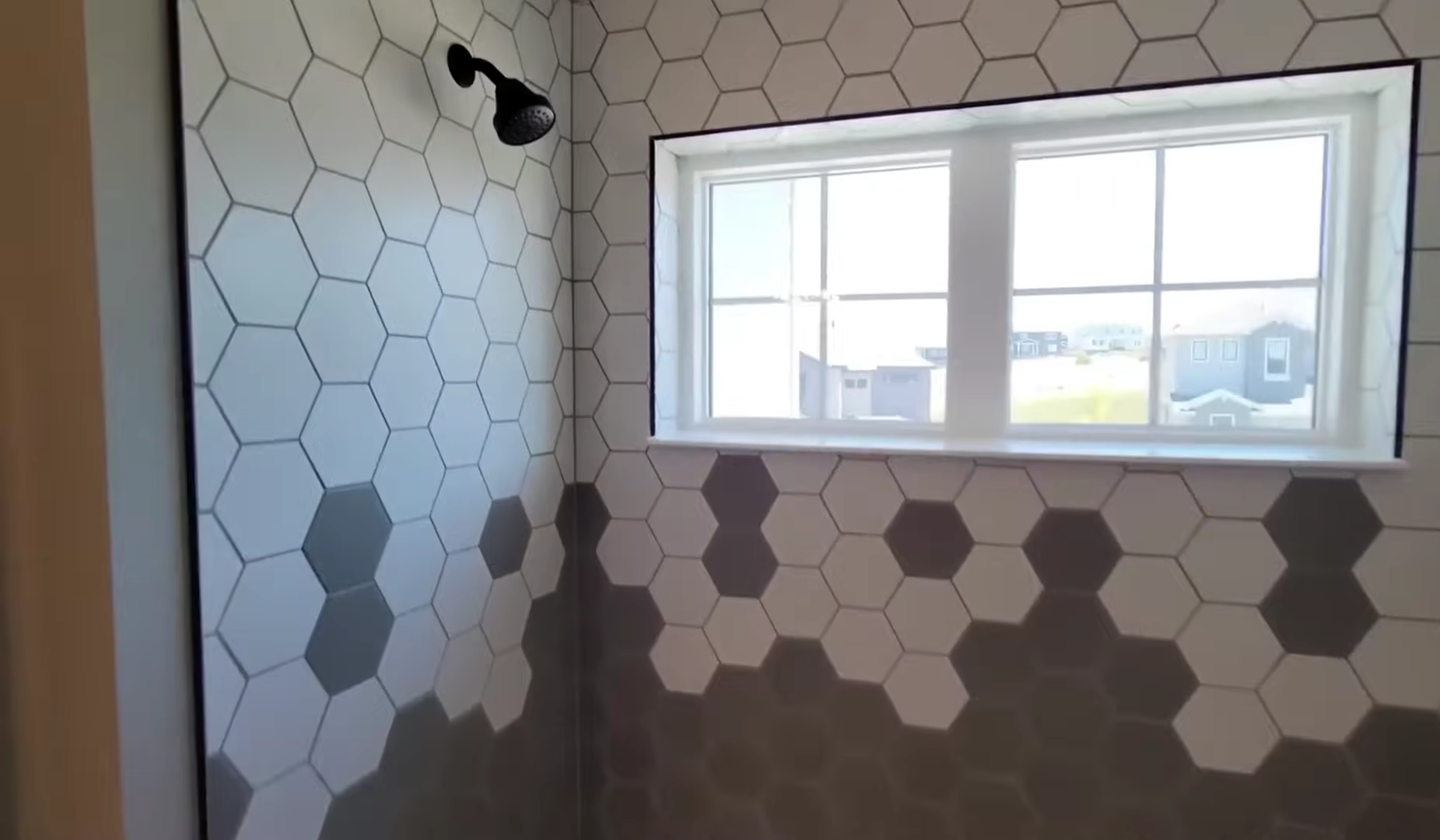 Interior Design of a bathroom shower
