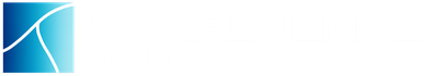 A white background with a blue border and a white line on it.
