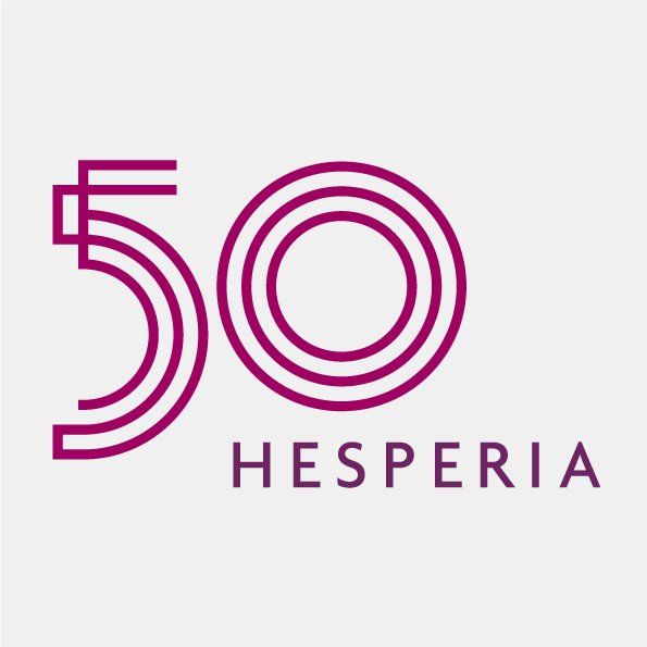 Hesperia 50-vuotta - merkki