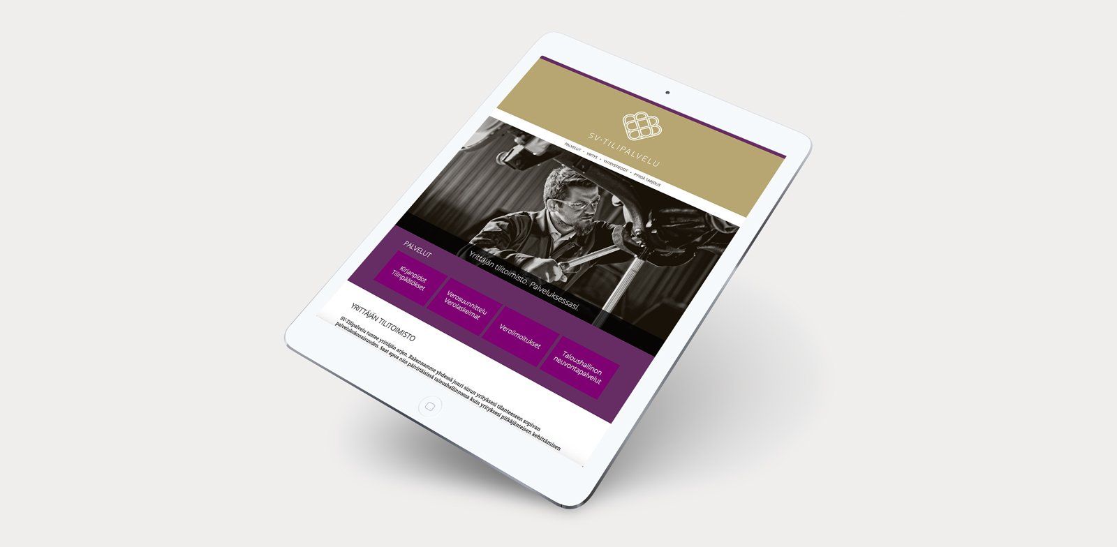 SV-Tilipalvelu - verkkosivut