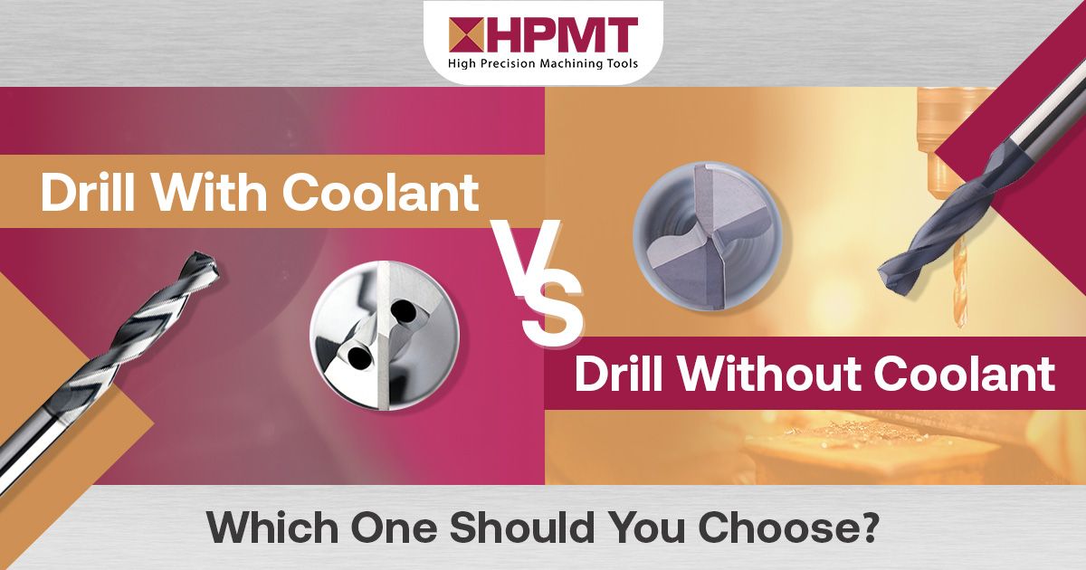 Drill with coolant
