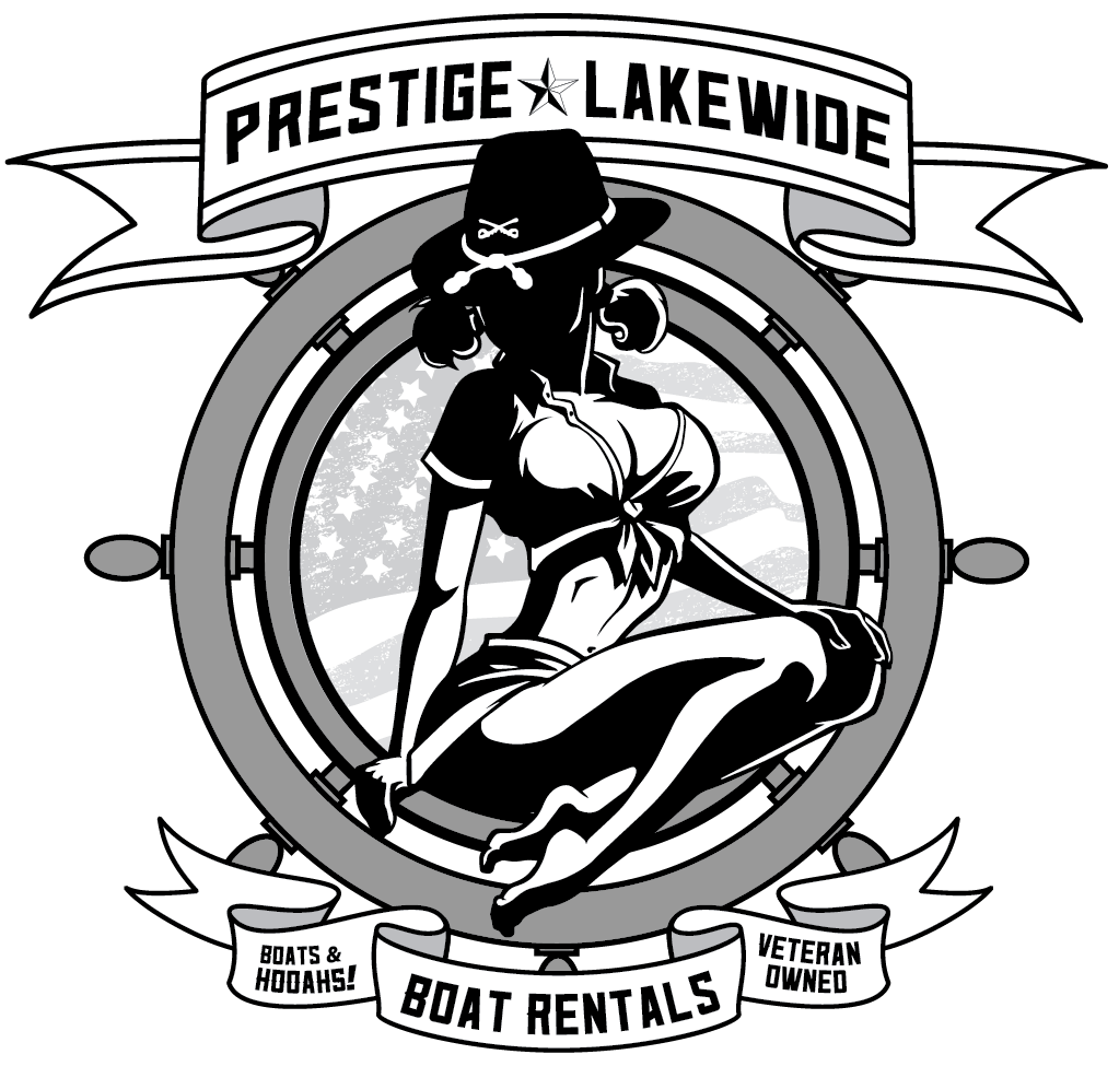 boat rental near lake travis texas austin area logo - prestige lakewide