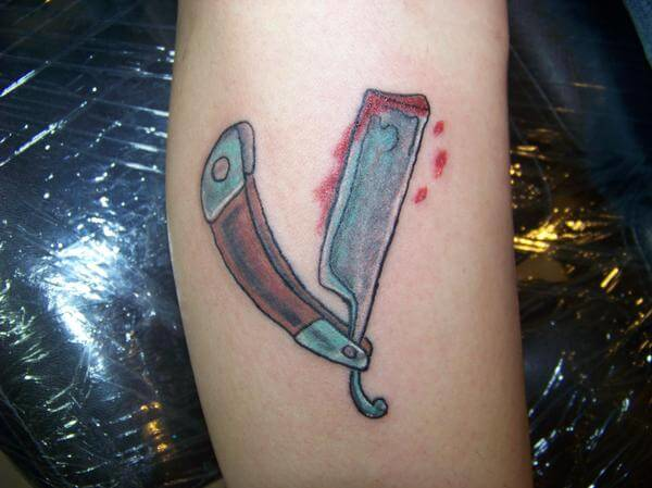 knife  tattoo