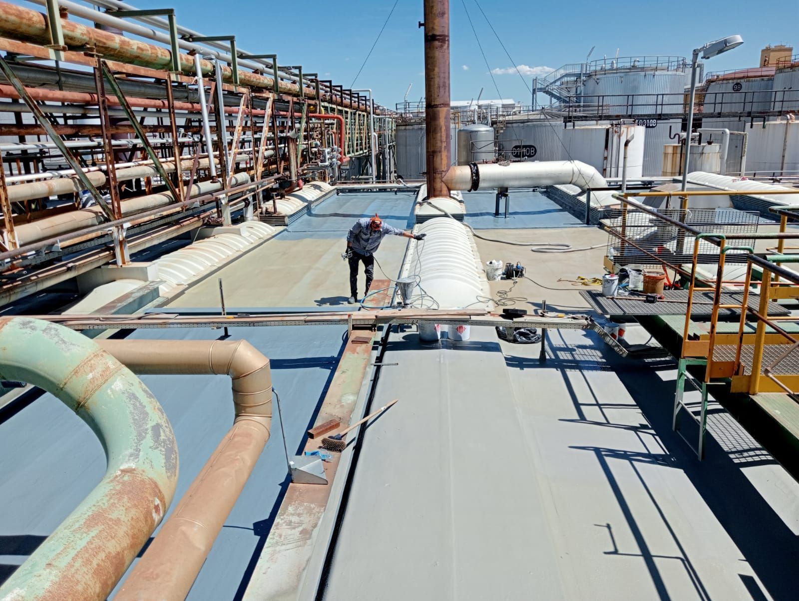 copertura solaio in poliurea