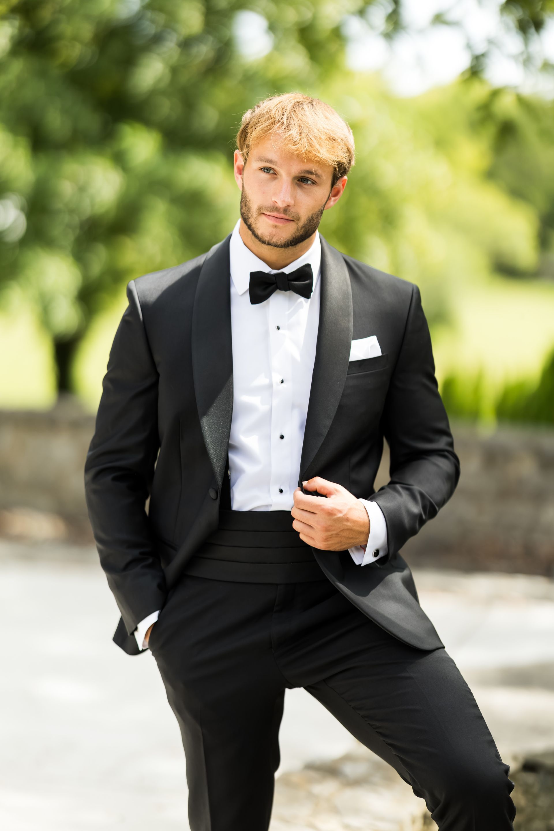 Man Wearing Full Front Tuxedos — Special Occasion in Mobile, AL Man Wearing Full Front Tuxedos — Special Occasion in Mobile, AL