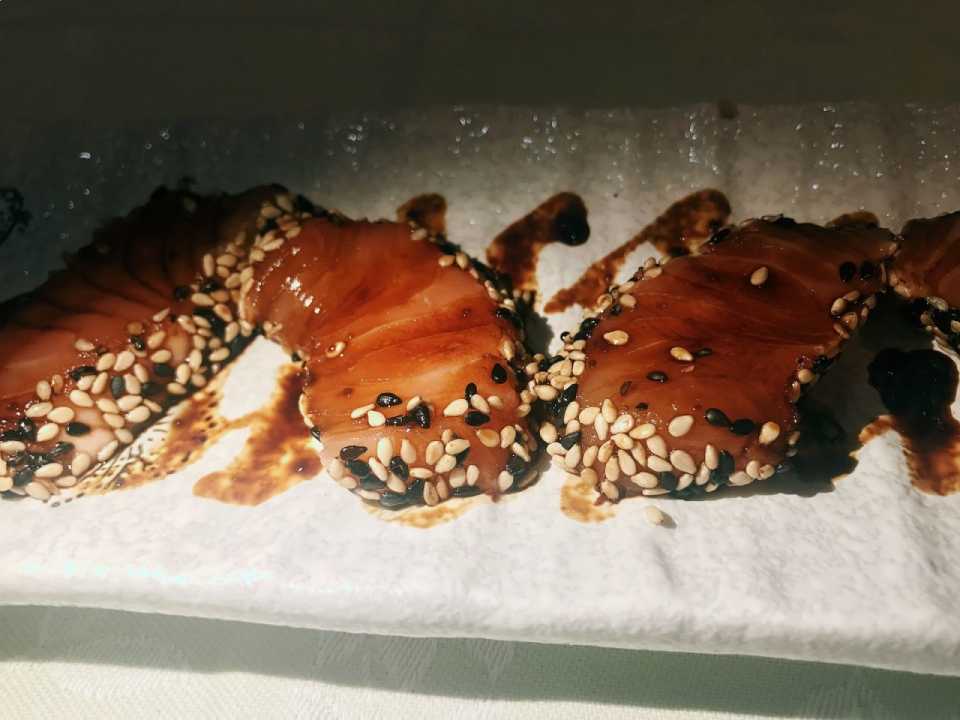 salmone scottato alla piastra