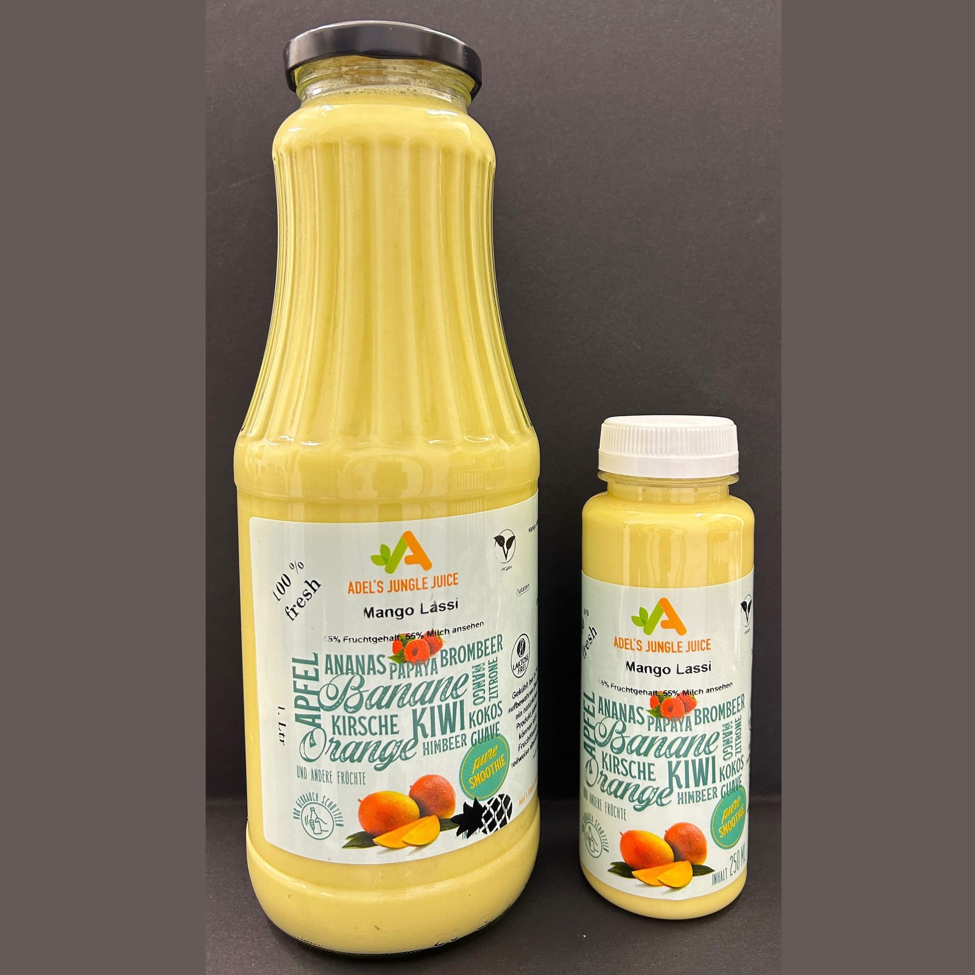 NÄHRWERTANGABEN in g/100ml Energie 53 kcal/168 KJ, Fett 0,18 g 
ges. Fettsäuren 0,08 g, 
Kohlenhydrate 9,30 g 
davon Zucker 8,50 g,
Eiweiß 0,36 g Salz 0,05 g