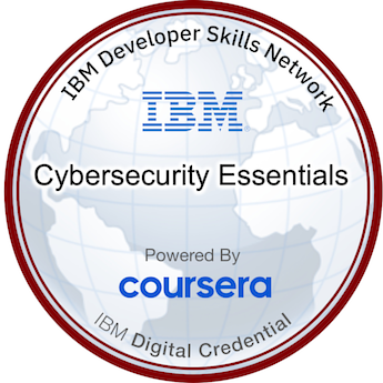 IBM cybersecurity badge