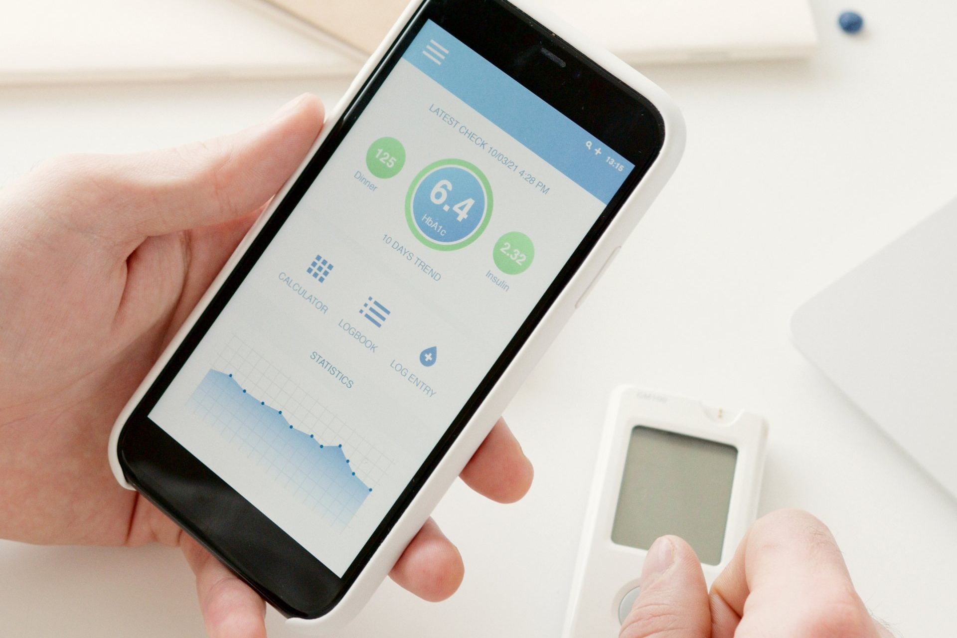 Medical app on smartphone