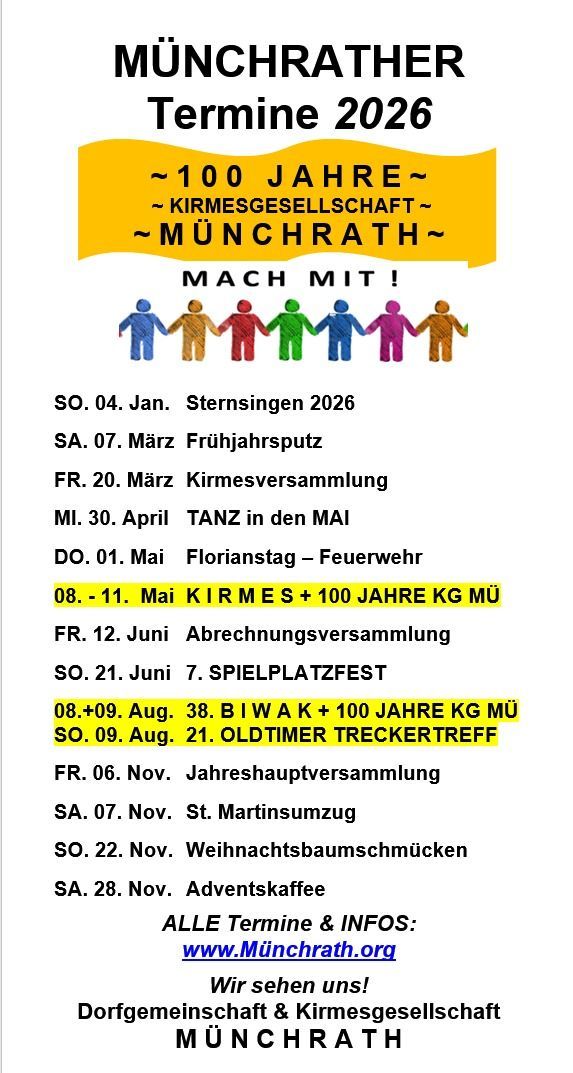 Münchrath Termine
