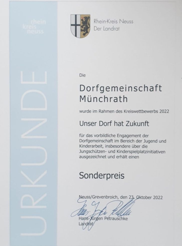 SONDERPREIS für MÜNCHRATH