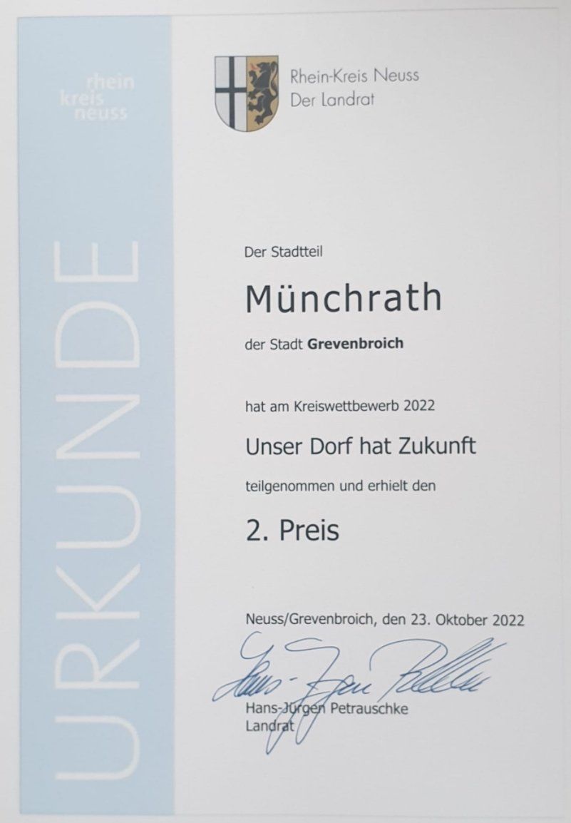 Unser Dorf hat Zukunft - MÜNCHRATH