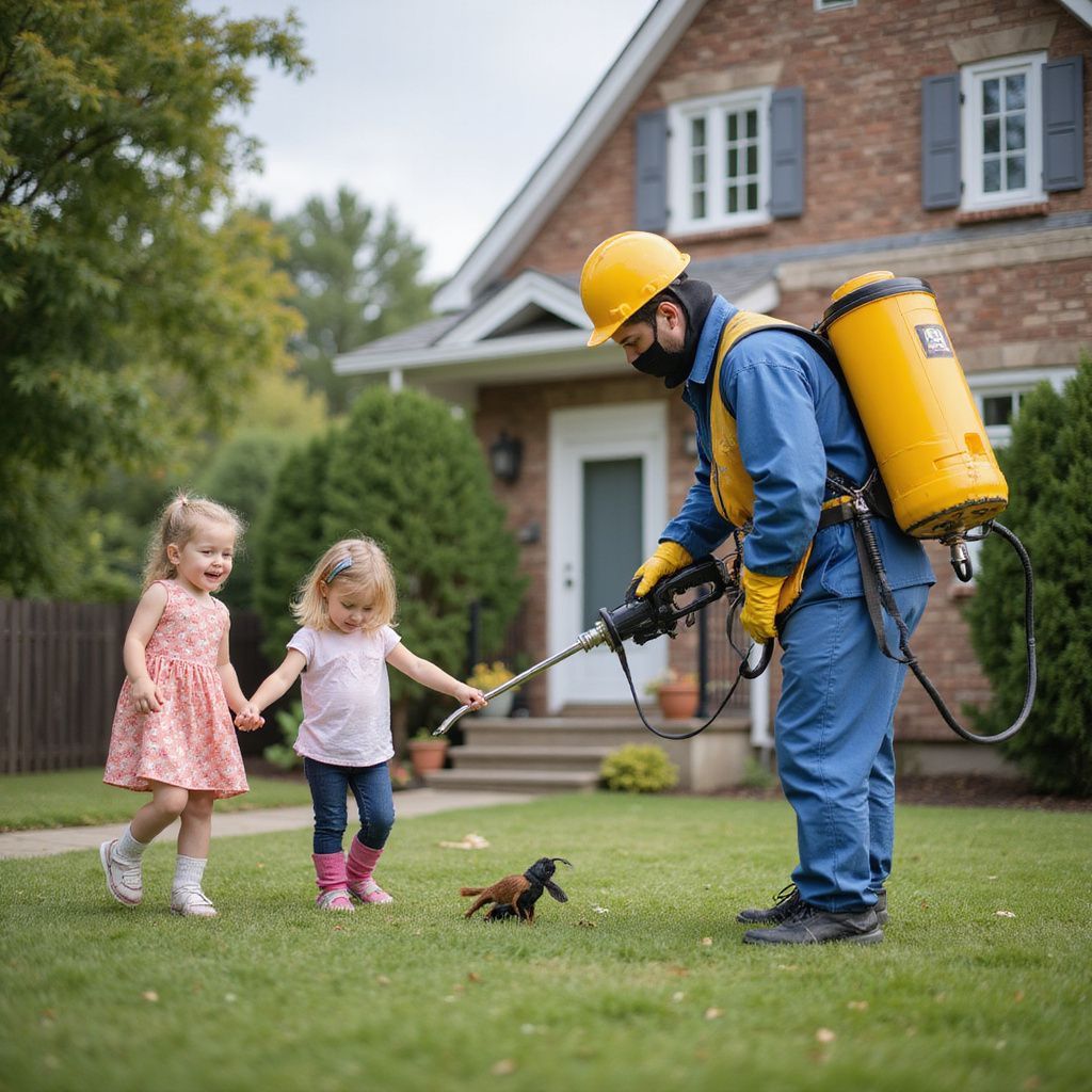 Professional pest control treatment at San Juan Capistrano home