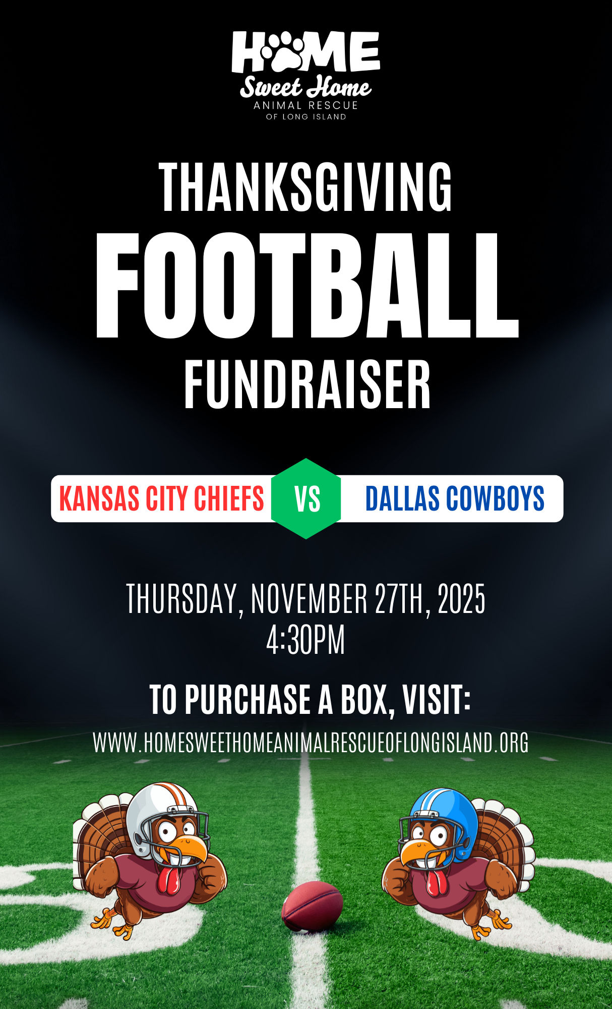Thanksgiving Football Fundraiser