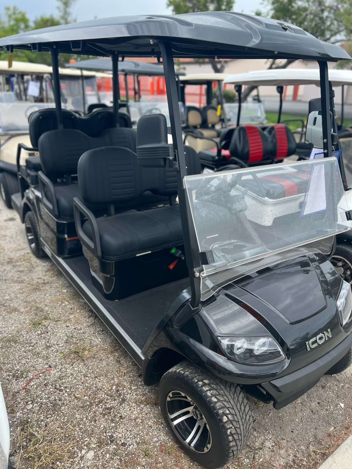 2025 ICON G60 LSV Gas 6-passenger golf cart | Hole In One Golf Carts, Cape Coral, FL