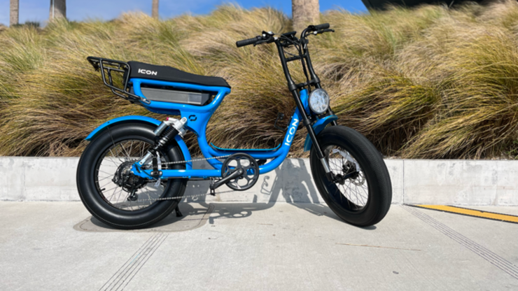 Blue ICON Electric Bicycle