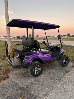 ICON i40L Plum Purple Hole In One Golf Carts- in Cape Coral, FL